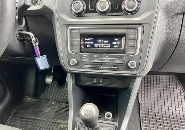 Volkswagen Caddy cena 42100 przebieg: 232400, rok produkcji 2017 z Krotoszyn małe 352